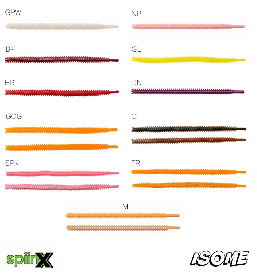 SPIINX ISOME SİLİKON 11CM 14P FIRE TIGER
