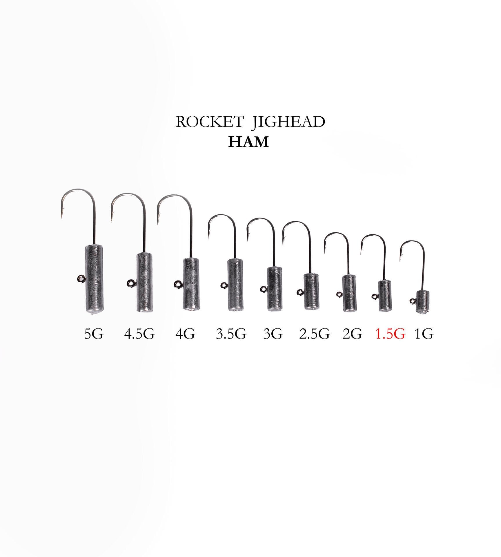ROCKET JIGHEAD HAM 4P 1.5G