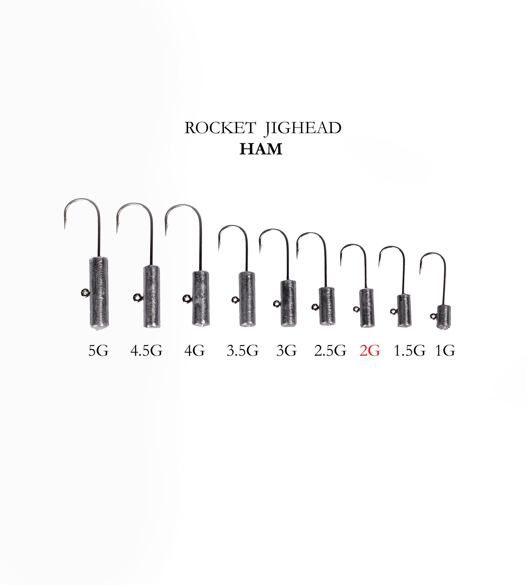ROCKET JIGHEAD HAM 4P 2G