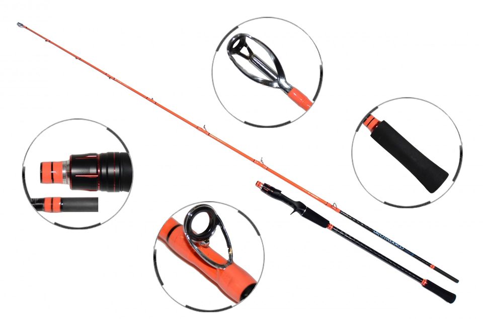 Captain 1431 Corrento Jigging 189cm 2 Parça Slow Jig Kamışı 100-250