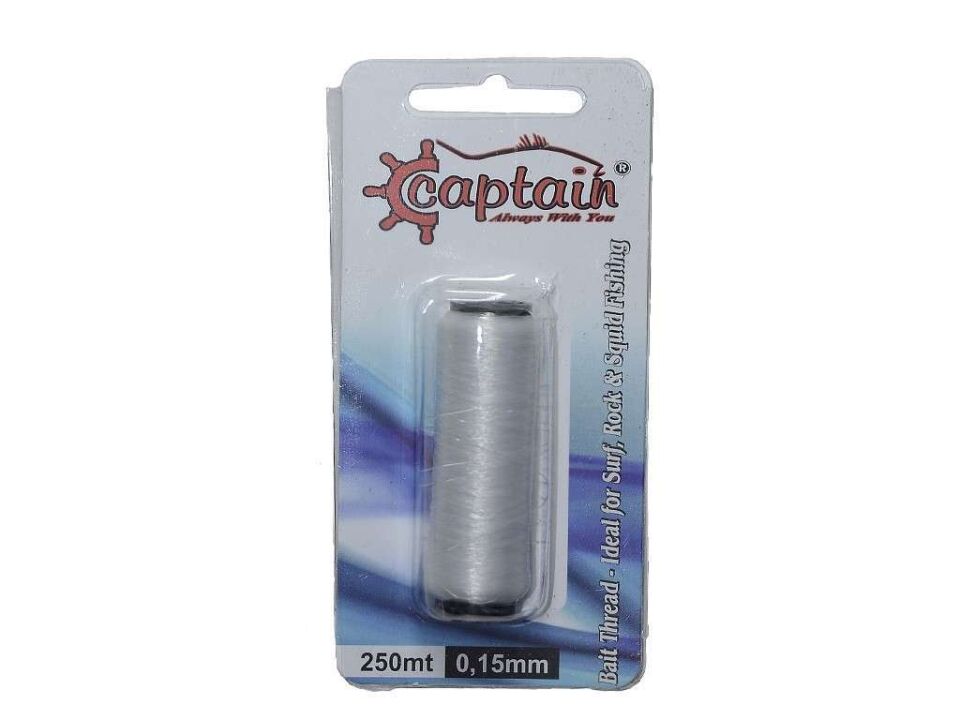 Captain 7651 Yem Sarma İpi 250mt Canlı Yem İçin Elastik İp 015mm