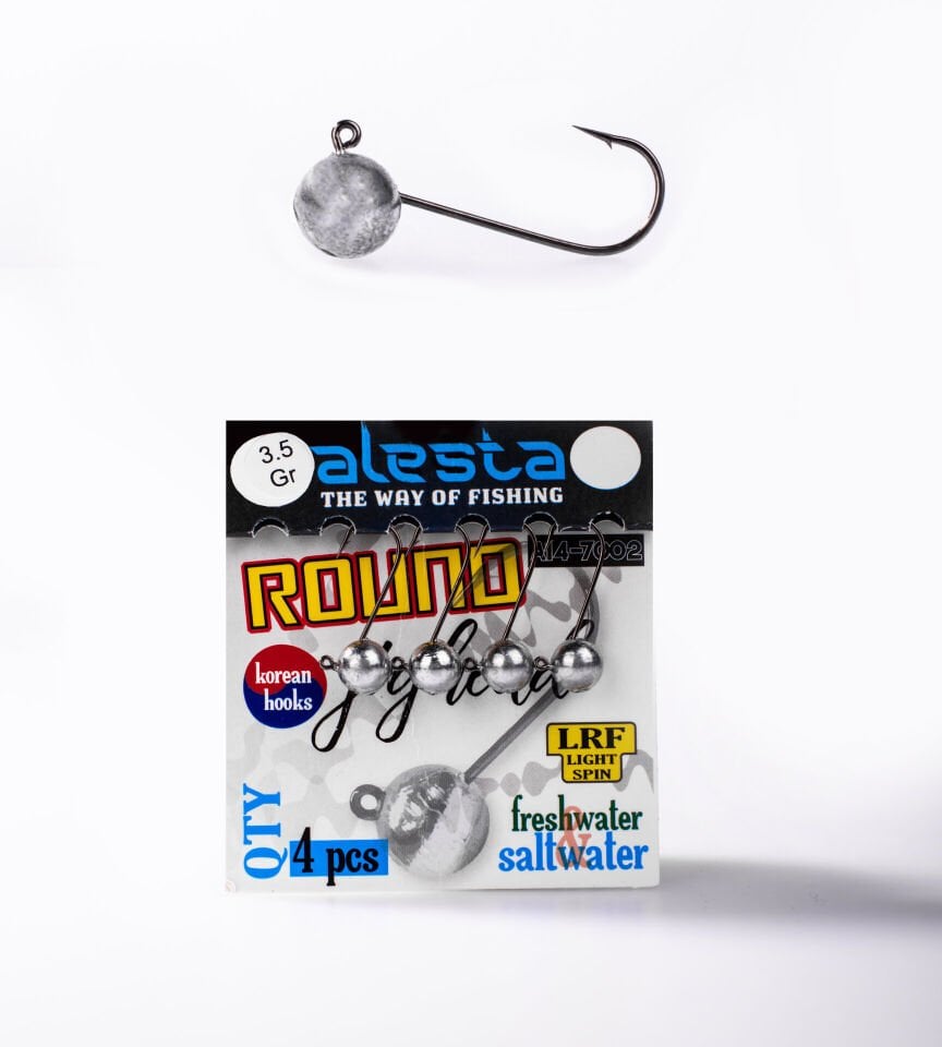 ROUND JIGHEAD HAM 4P 3.5G