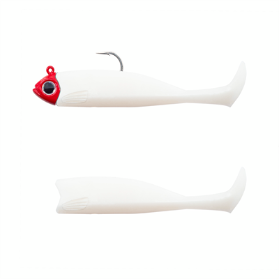 Fiiish Master Shad MS100/4 MS4517 Combo Light 8gr W.Coco Redhead