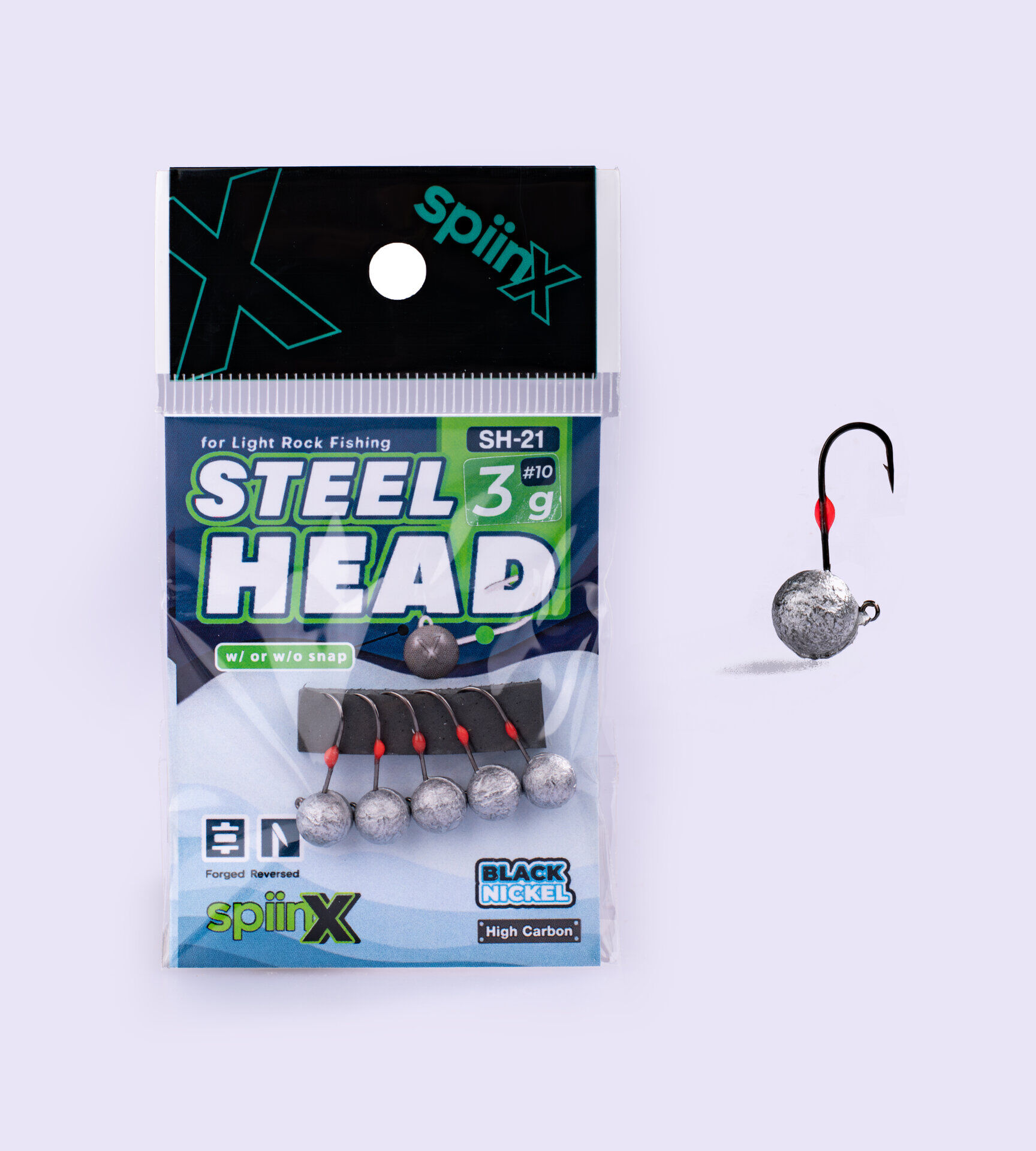 SPIINX STEEL HEAD JIGHEAD HAM 3G #10 5P