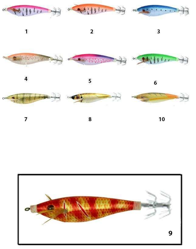 Captain 3010 Kalamar Zokası 7cm Flash Filinta Squid 9