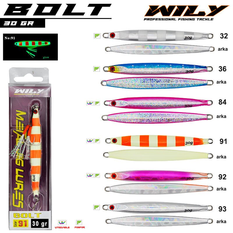 Wily Bolt Jig 30 gr