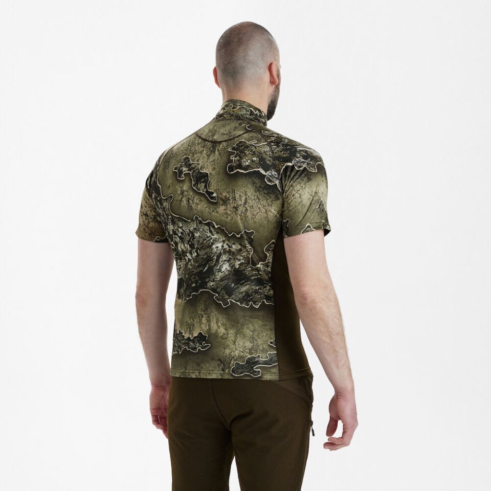 DEERHUNTER Yaka Fermarlı K.Kollu Realtree Tişört M