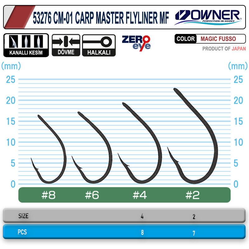 Owner 53276 CM-01 Carp Master Flylıner MF