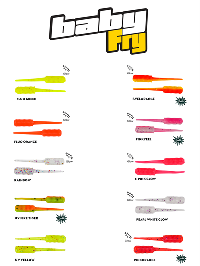 Fujin Baby FRY 2,7cm LRF Silikon Yem Orange