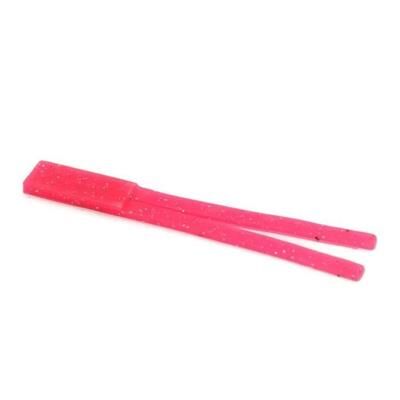 NIKKO SQUID STRIPS 95MM GLOW PINK SPARKLE SİLİKON YEM