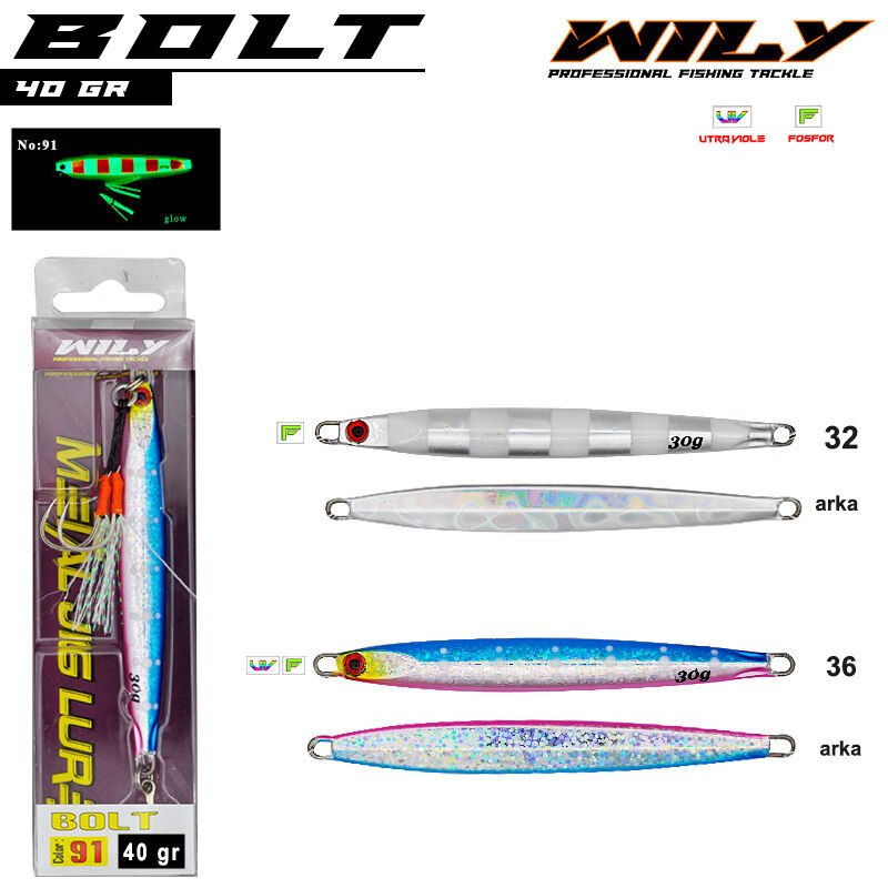 Wily Bolt Jig 40 gr
