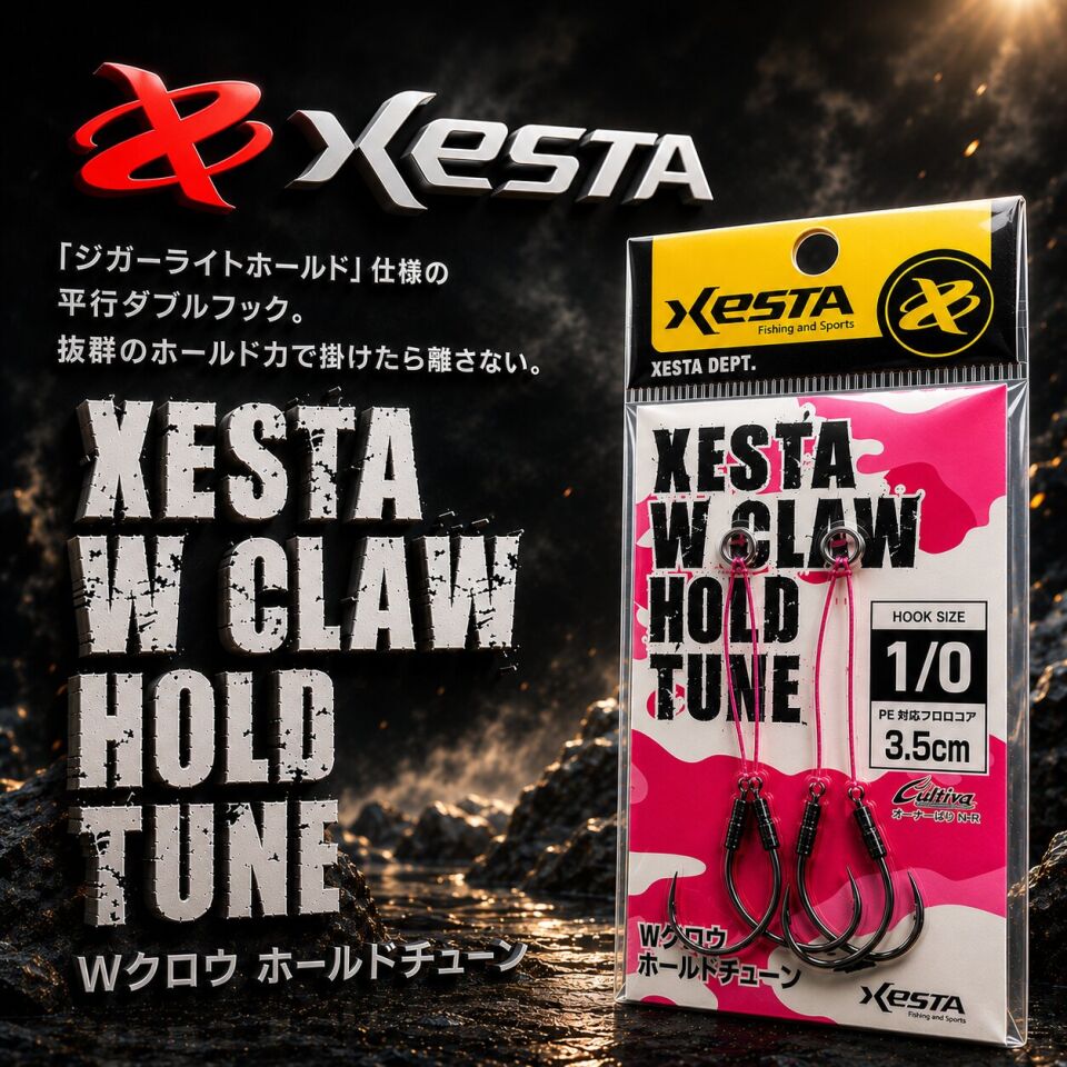 XESTA W CLAW HOLD TUNE ASSIST IĞNE DOUBLE 3.5 CM #1/0 2P