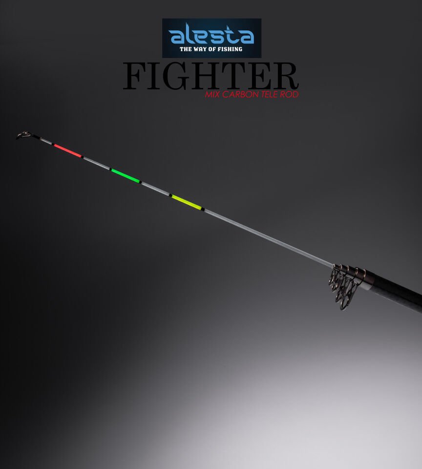 FIGHTER 100 X5000 TELE 240 CM 50-100G MIX KARBON