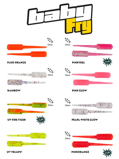 Fujin Baby FRY 2,7cm LRF Silikon Yem Pinkyeel