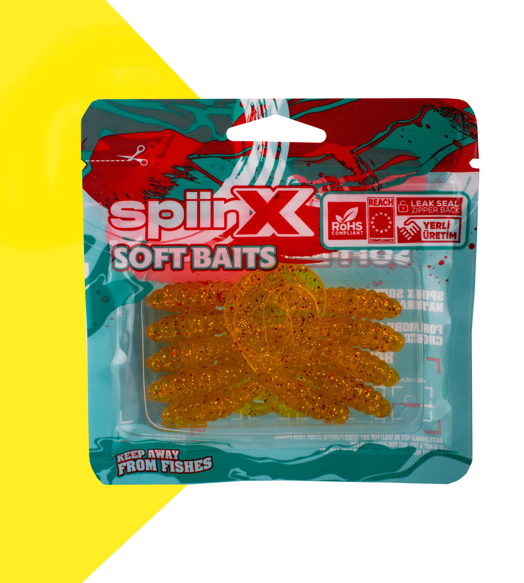 SPIINX CRAZY TAIL KUYRUK 7.5CM 10P HONEY SHRIMP