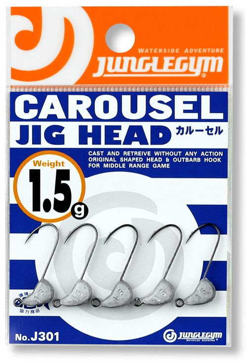 JUNGLEGYM J301 CAROUSEL JIG HEAD 0.6GR (5AD)