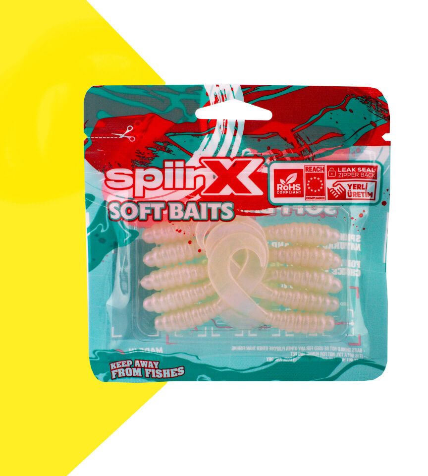 SPIINX CRAZY TAIL KUYRUK 7.5CM 10P BUKALEMUN WHITE