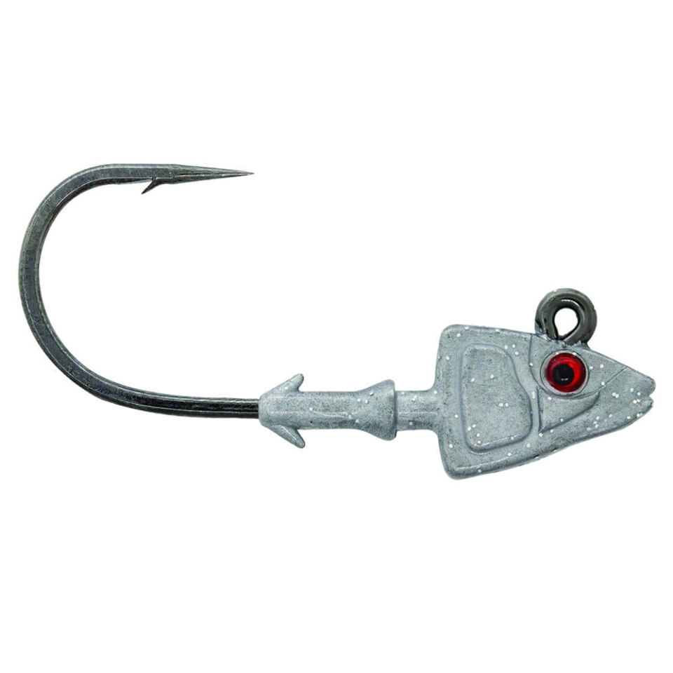Mustad Sd824 Shad Jig Head 10GR - 3LU - 3-0 - PL - PLATIN