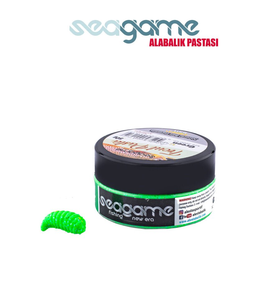 SEAGAME TROUT PASTA ALABALIK HAMURU SARIMSAK YEŞİL 50G