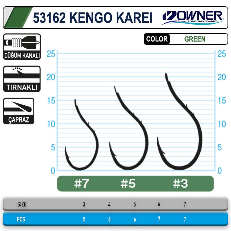 Owner 53162 Kengo Karei S. Green İğne