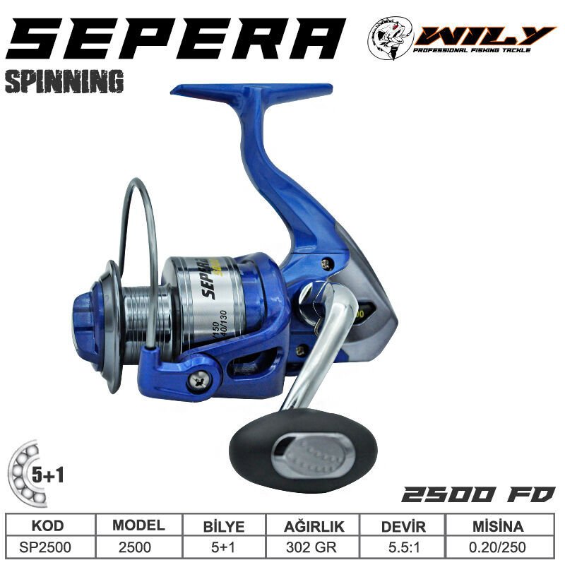 Wily Sepera Olta Makinası 5+1 bb 2500