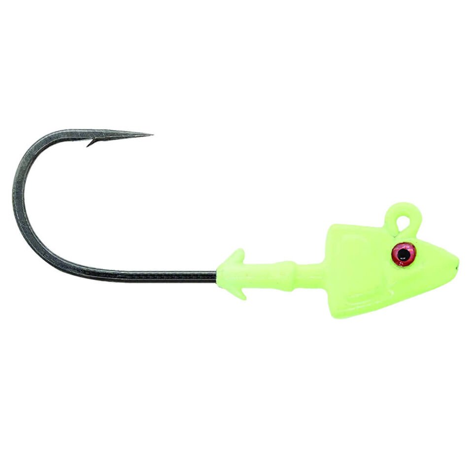 Mustad Sd840 Shad Jig Head GG - GLOW GREEN - 3.5GR - 3LU - 1-0