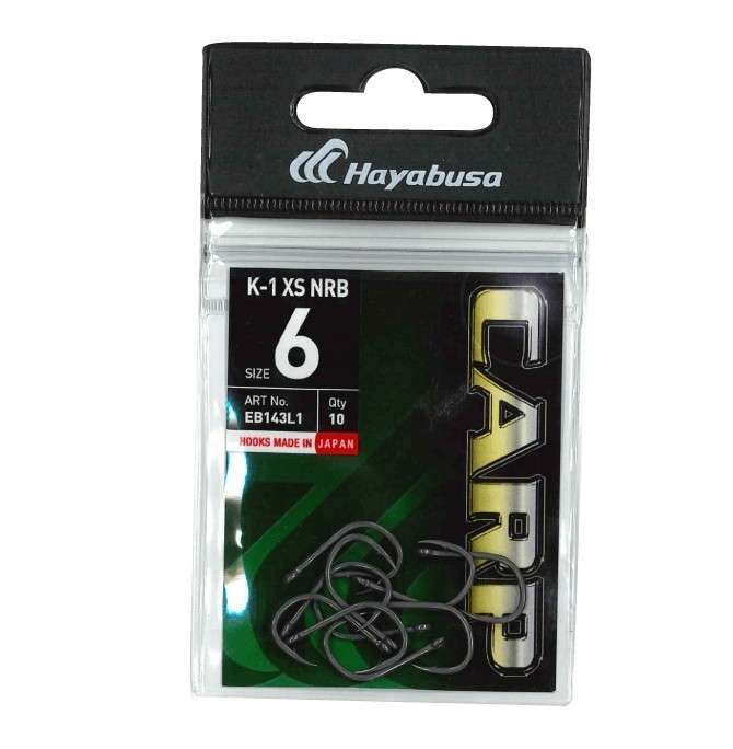 Hayabusa K1 XS Sazan İğnesi Dövme Teflon Black 10lu Paket