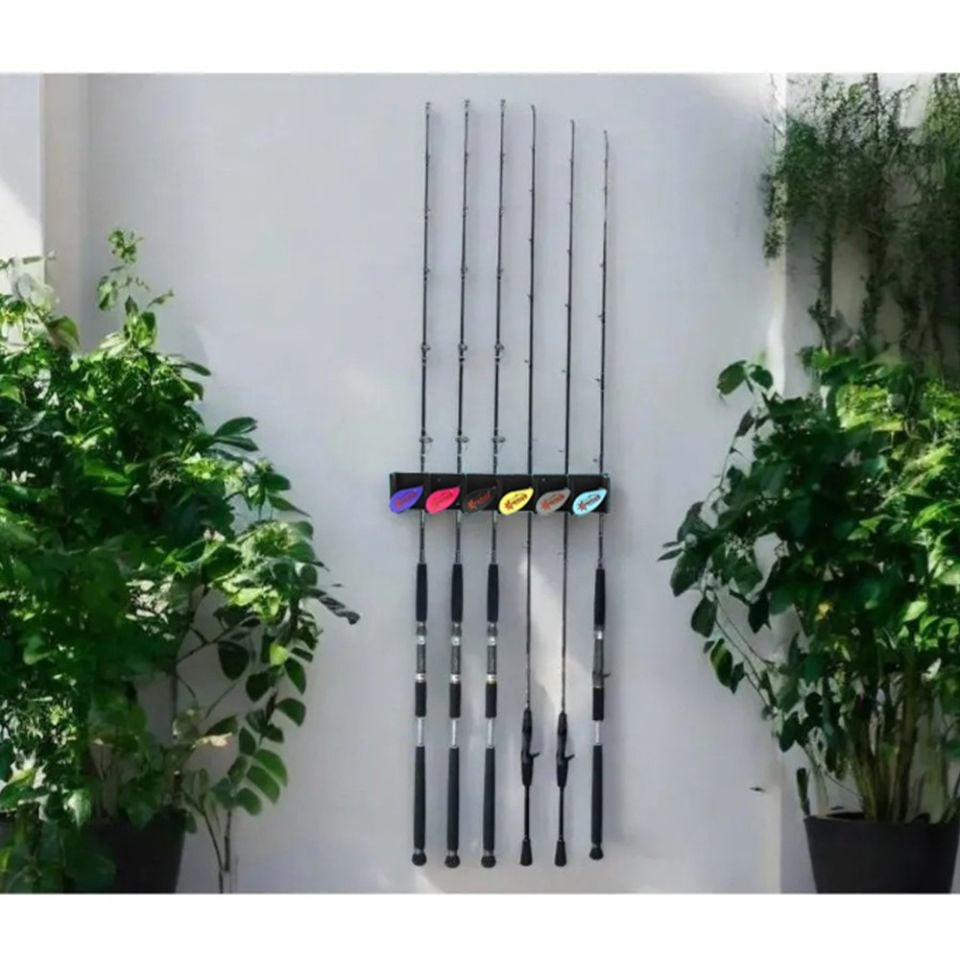 Captain Pro Mini Duvar Tipi 6lı Olta Standı 30x5cm