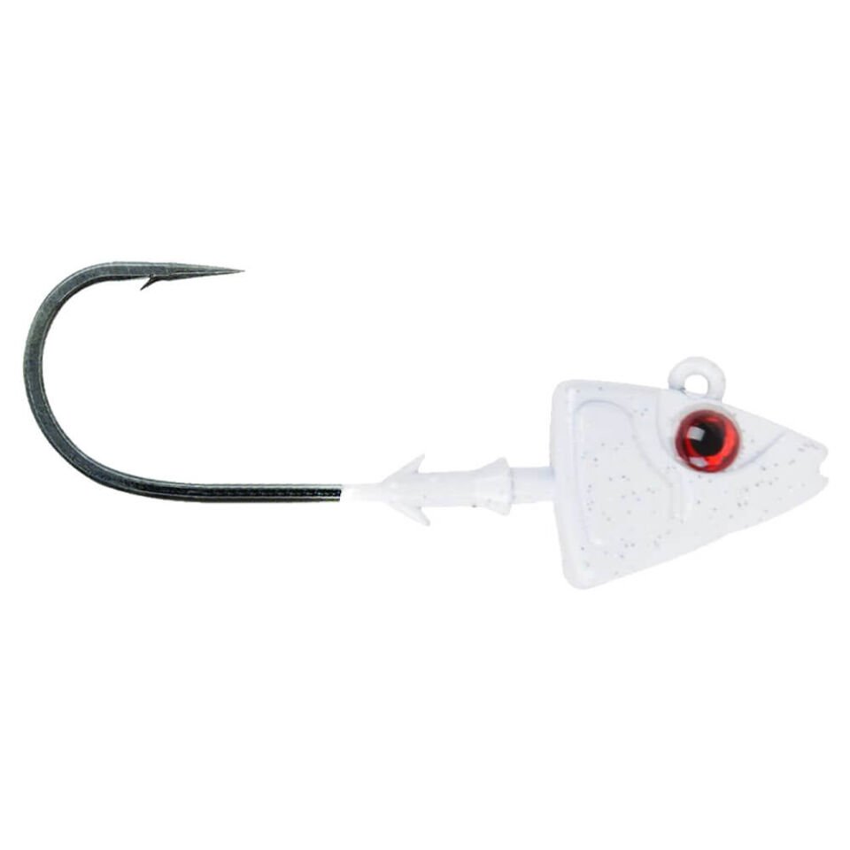 Mustad Sd840 Shad Jig Head 14GR - 3LU - 4-0 - WH - WHITE