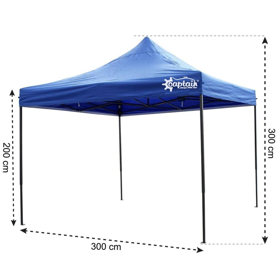 Captain Tente Çardak Güneşlik Katlanır Kolay Kurulan 300X300X200cm