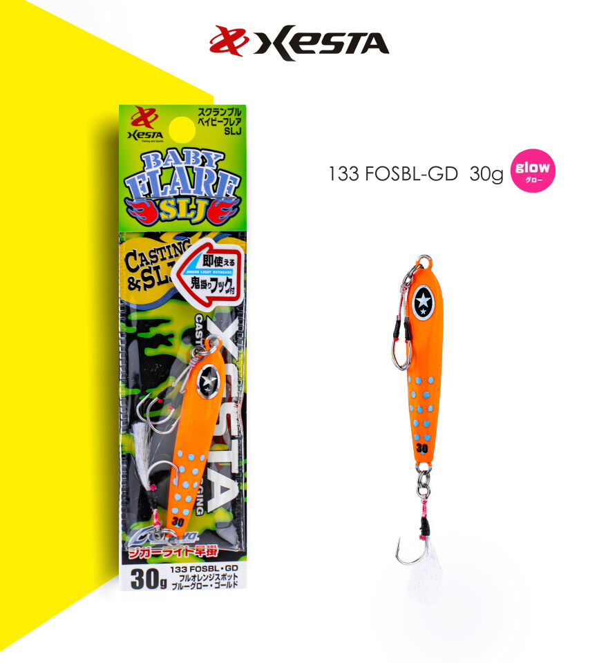 XESTA SCRAMBLE BABY FLARE SLJ 30G JIG FOSBL-GD
