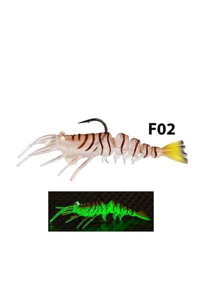 Fujin Shrimper 75mm 8.5gr Silikon Karides F02 Tiger