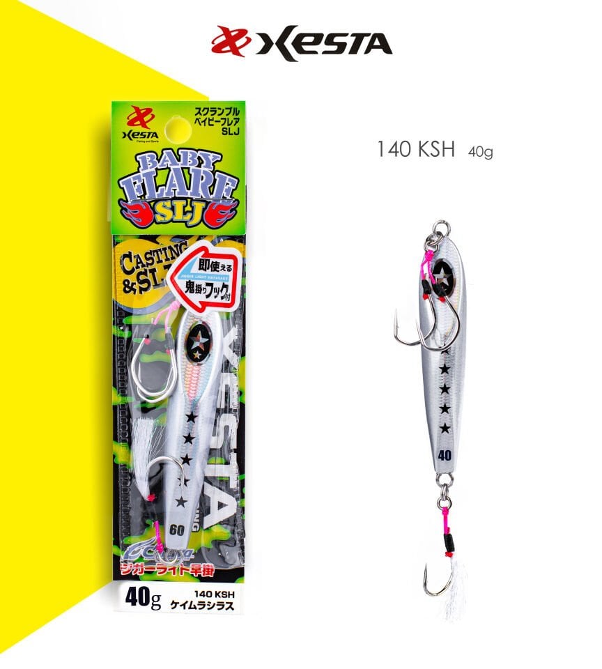 XESTA SCRAMBLE BABY FLARE SLJ 40G JIG KSH