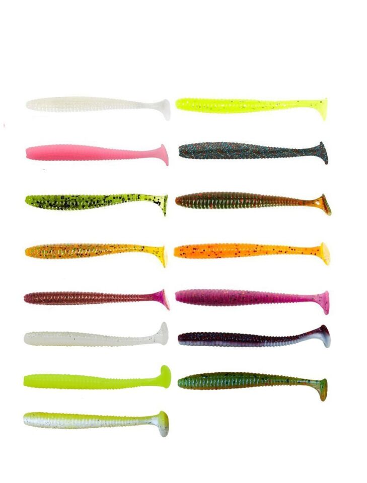 Lucky John S-Shad Tail 2.8'' (7.11 cm) 7P Silikon Yem
