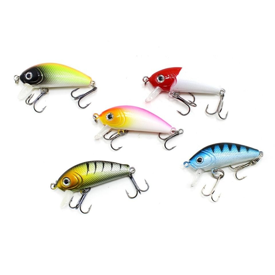 Captain 3399 Lure SET 4.5cm Floating 5li Maket Balık Seti
