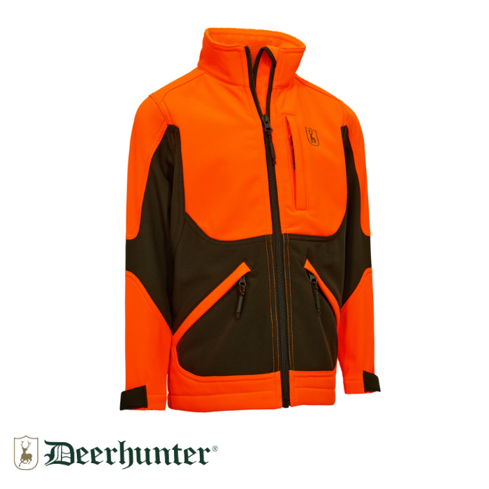 DEERHUNTER Youth Rogaland Turuncu Softshell Mont