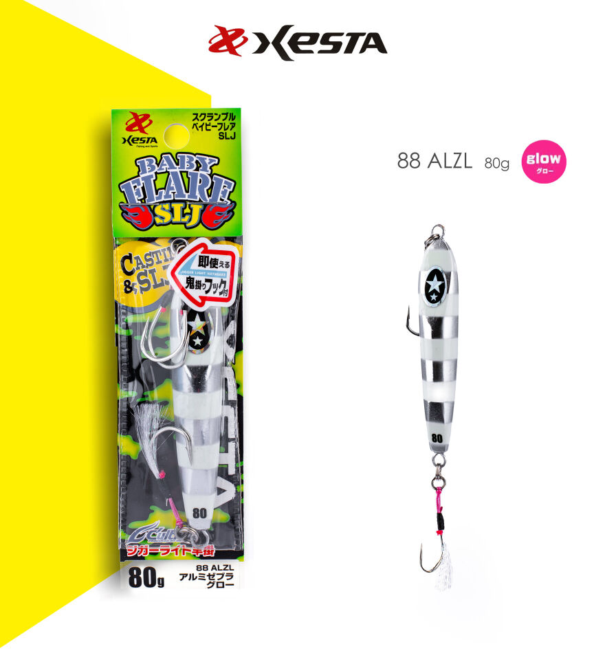 XESTA SCRAMBLE BABY FLARE SLJ 80G JIG ALZL