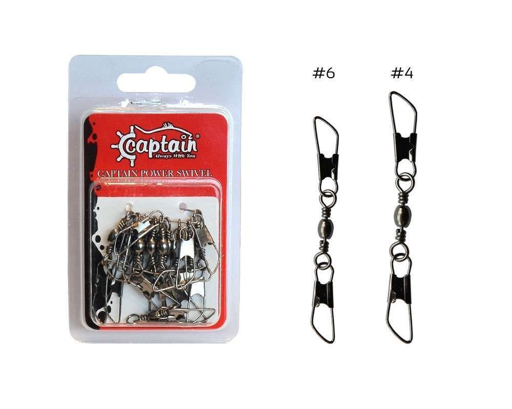 Captain 5030 Çift Yönlü Klips 10lu Paket Black Nikel Standart - 6