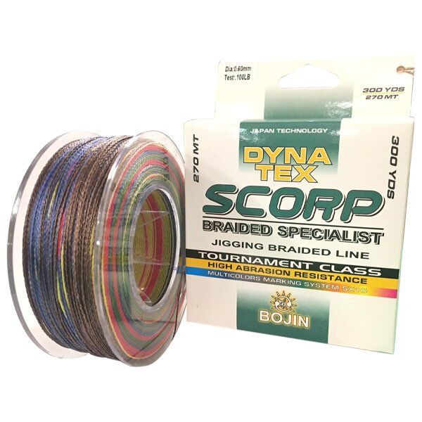 T. DFT Bojin Scorp Jigging Braided Line 0.60mm
