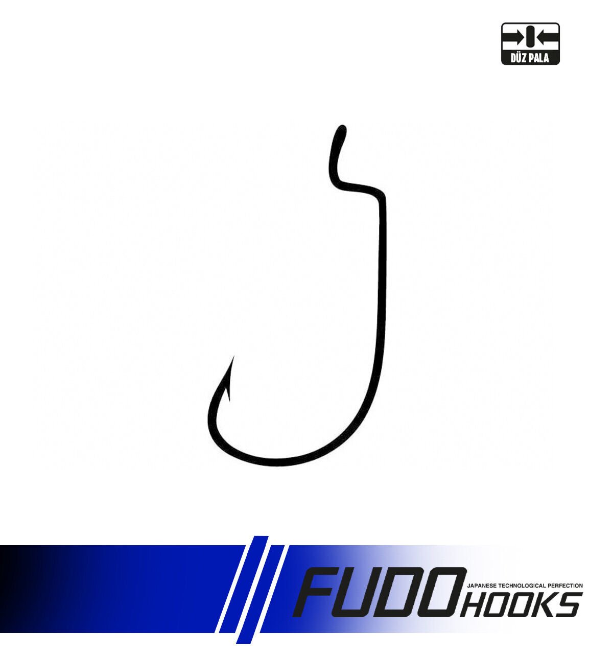 4911 FUDO WORM 108R #1/0 BLACK NIKEL 4P