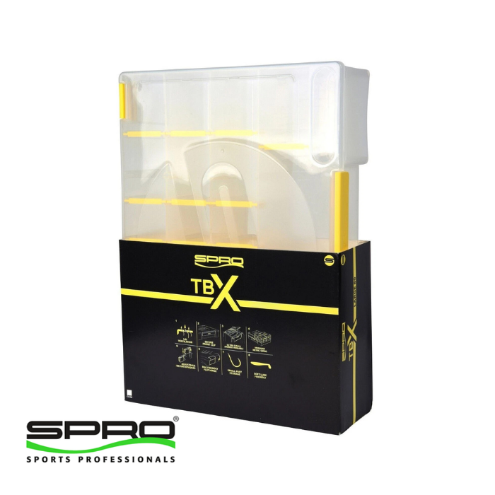 SPRO TBX50L Şeffaf 35x25x5CM Yem Kutusu