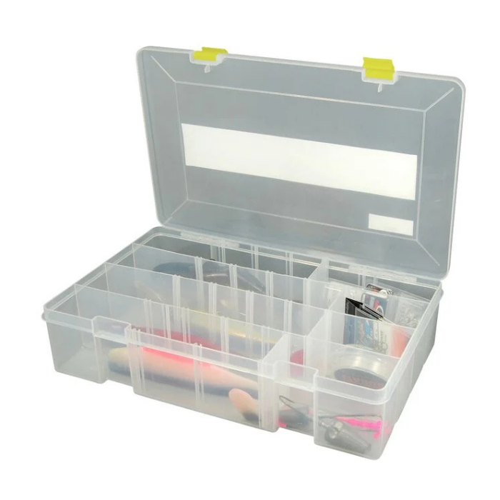SPRO TBX50L Şeffaf 35x25x5CM Yem Kutusu