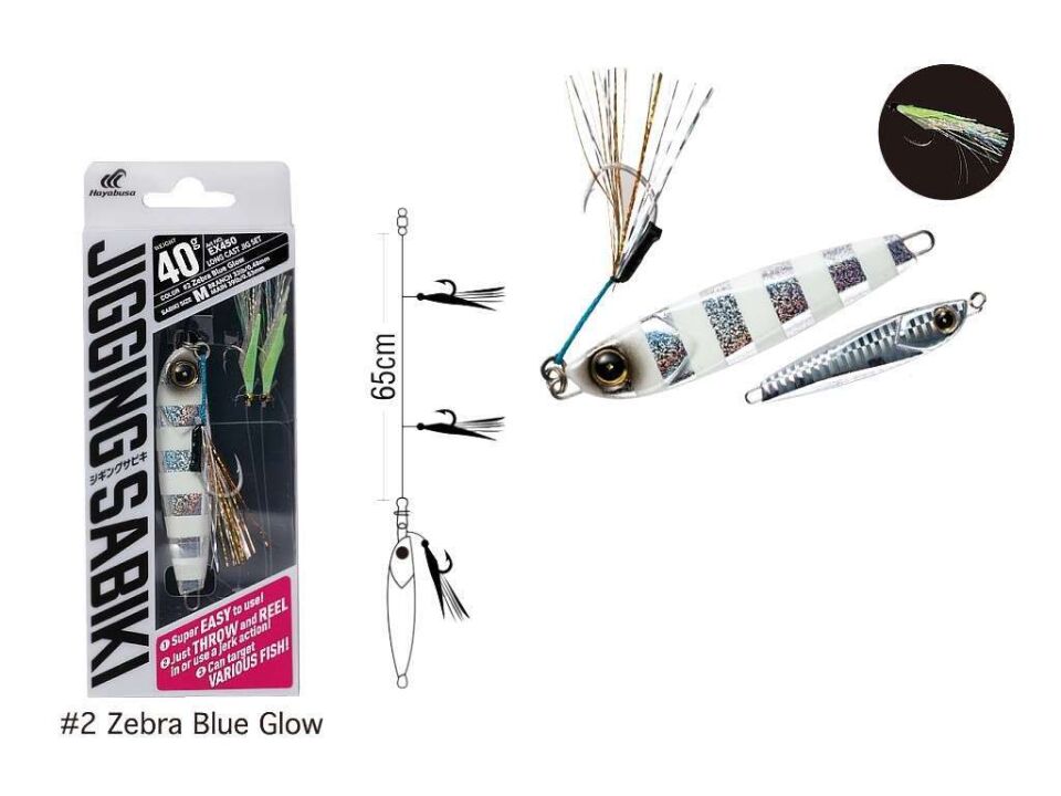 Hayabusa EX 450 Jigging  Sabiki 40gr Light Jig Suni Yem 2