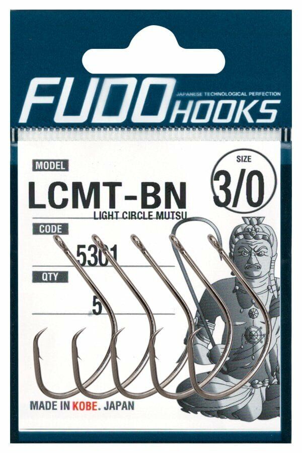 5301 LIGHT CIRCLE MUTSU #2/0 BLACK NIKEL 6P