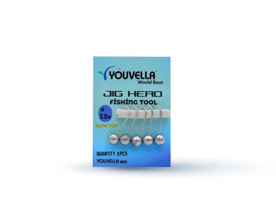 Youvella 6398 Jig Head Blow Pop LRF Jig Head 5li Paket Standart - 3.5 GR