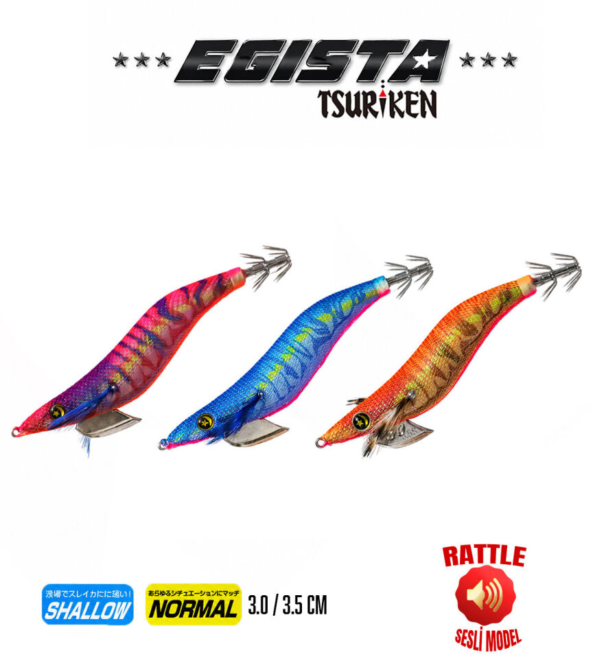 EGISTA RATTLE 3.0 KALAMAR ZOKASI 16G UV ORANGE