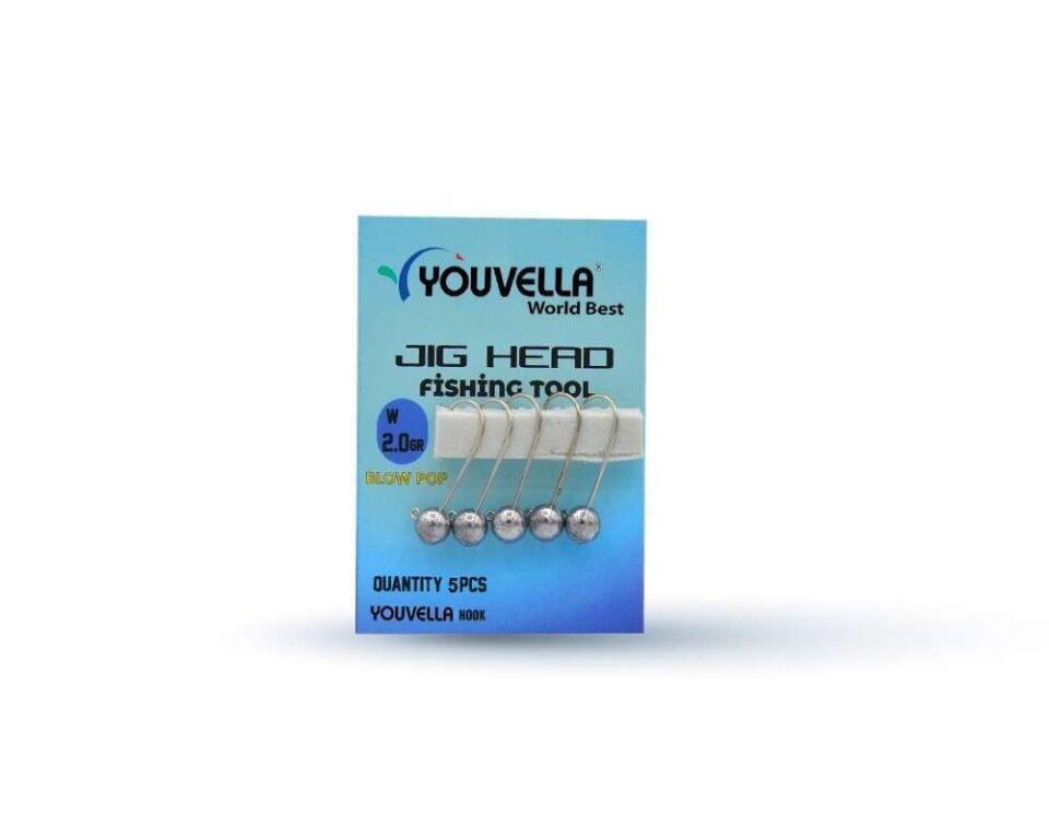 Youvella 6398 Jig Head Blow Pop LRF Jig Head 5li Paket Standart - 3 GR