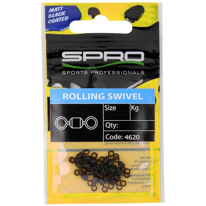 SPRO Matte Black Rolling Fırdöndü #4