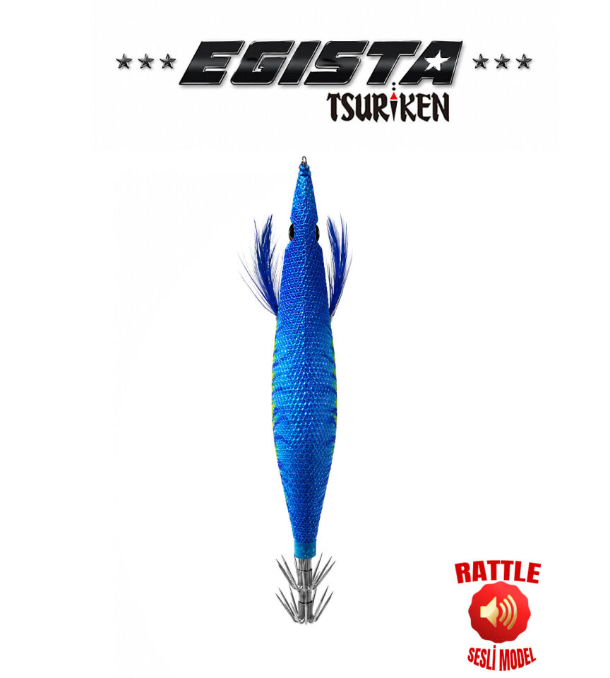 EGISTA RATTLE SHALLOW 3.0 KALAMAR ZOKASI 15G UV BLUE