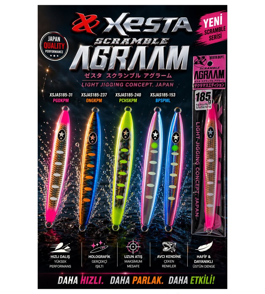 XESTA AGRAAM SAKURAMASU EDITION 185G JIG PGDKPM